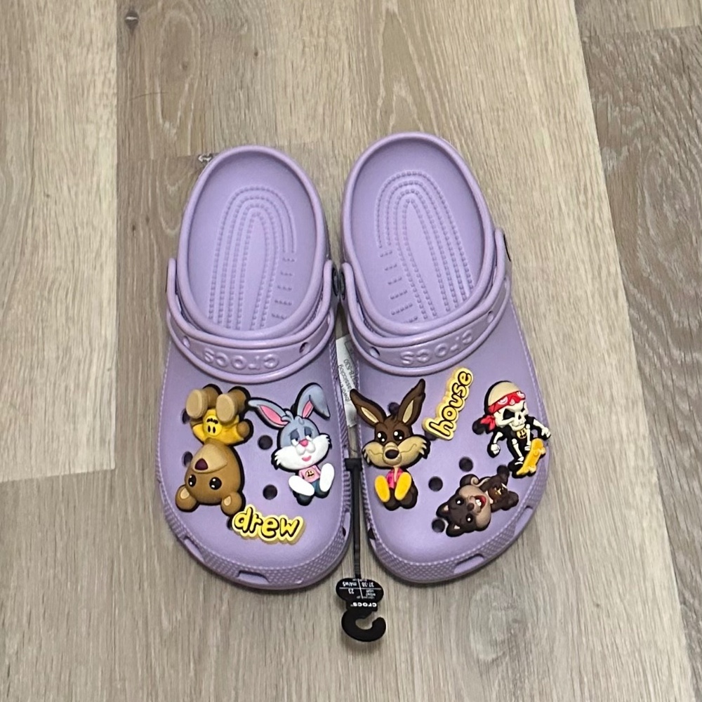 BRAND NEW Justin Bieber Drew House CROCS